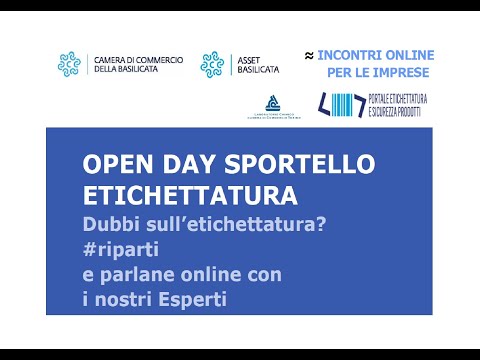 Webinar aggiornamento etichettatura PARTE I
